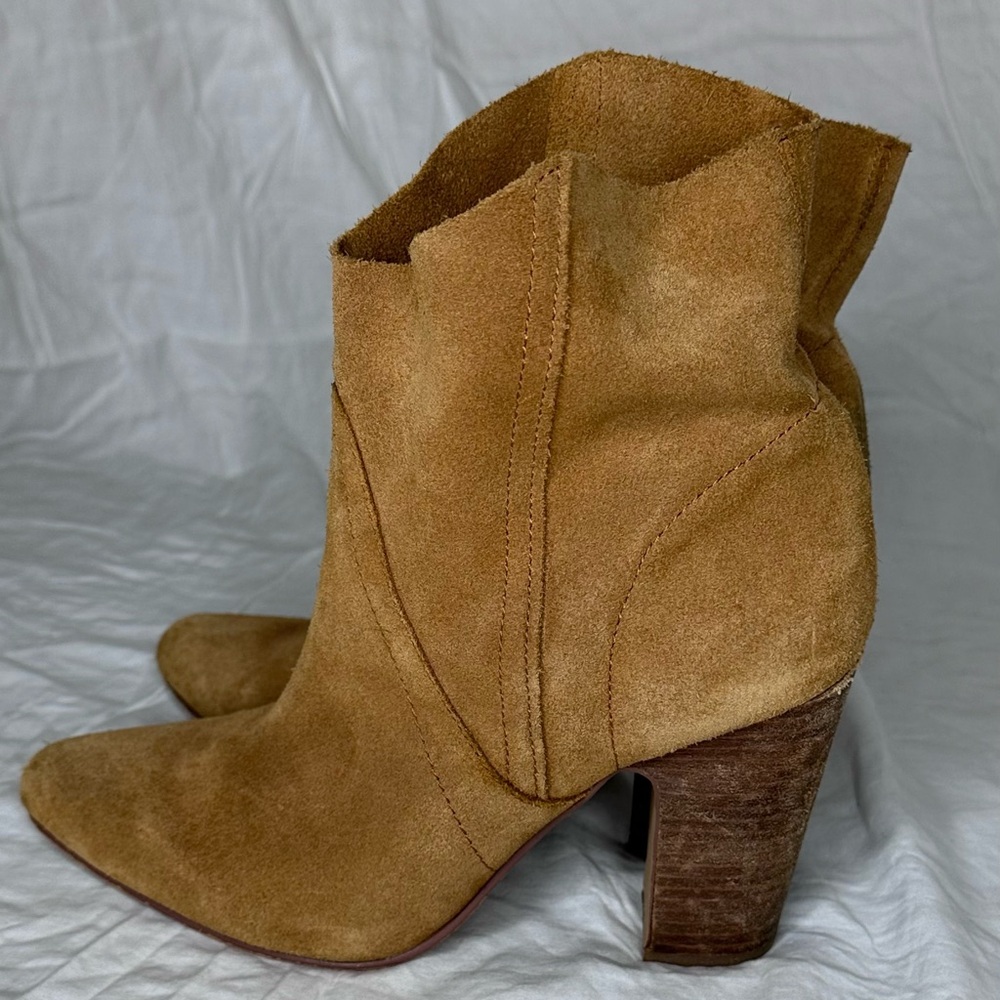 Vince Camuto Camel Suede Footwear